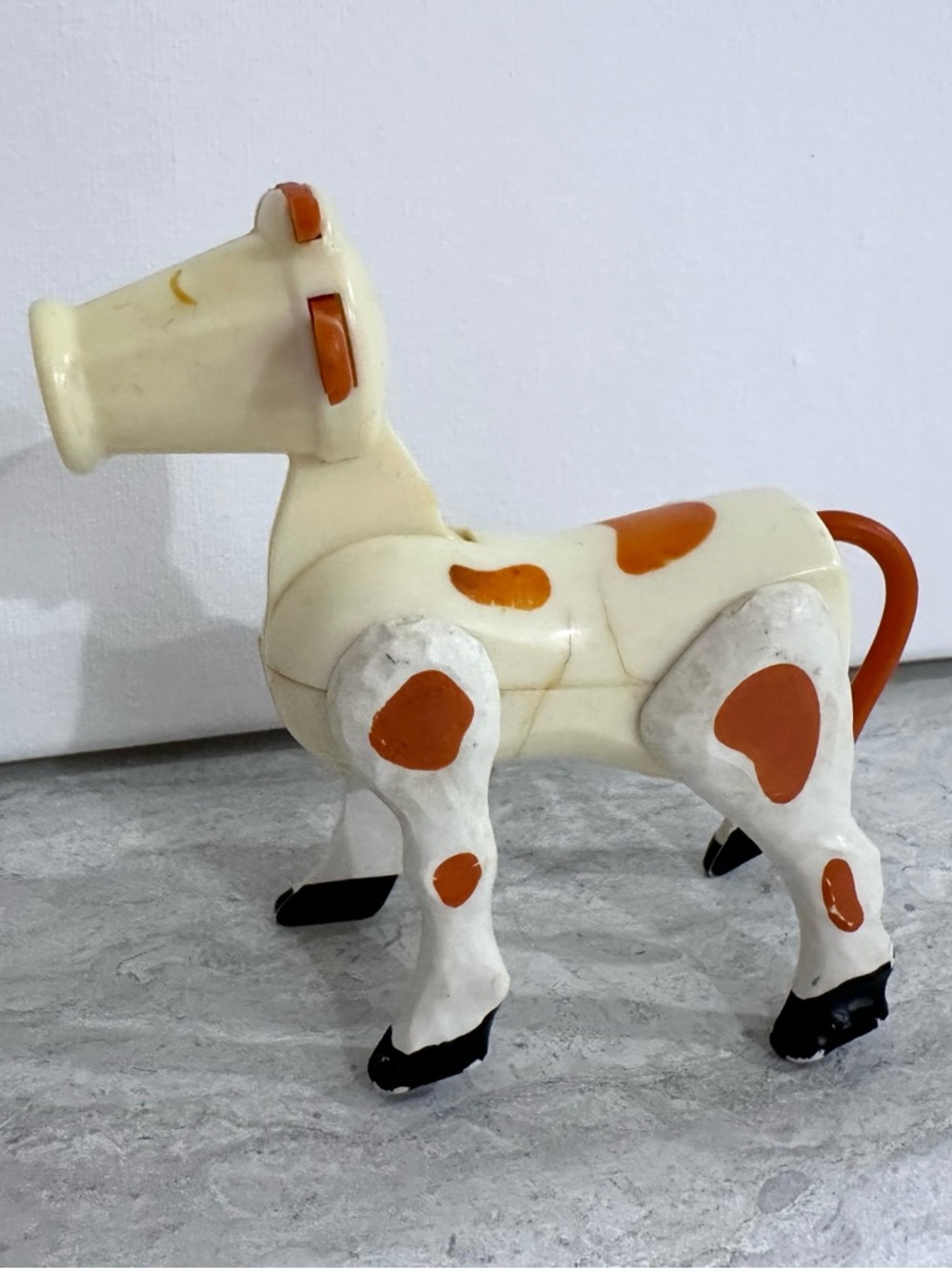 Vintage Fisher-Price 70s Little People Cow Figure